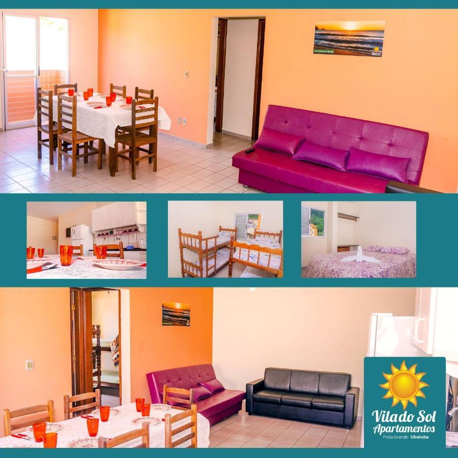Apartamento Praia Grande Ubatuba 2 Vagas Garagem Internet Wifi Екстер'єр фото